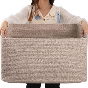 🧺 Cesta de Almacenamiento de Cuerda de Algodón OIAHOMY – Estilo y Funcionalidad para Tu Hogar